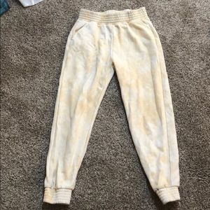 Yellow Tie Dye Sweatpants